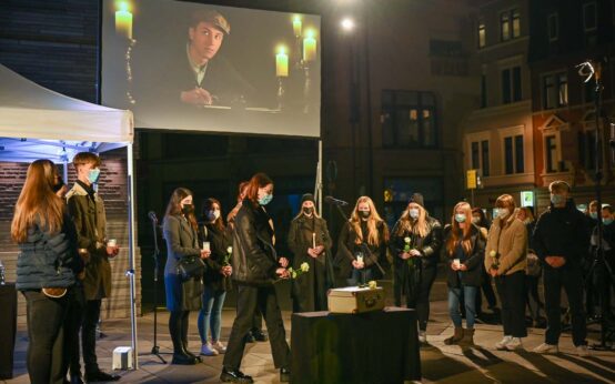 Erinnern im Rahmen der Gedenkfeier im Mahnmal „namentliches Gedenken" am Michelsberg