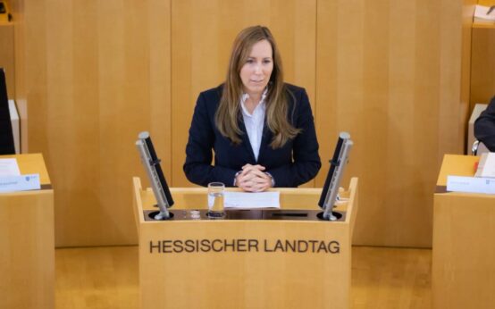 Astrid Wallmann im Hessischen Landtag