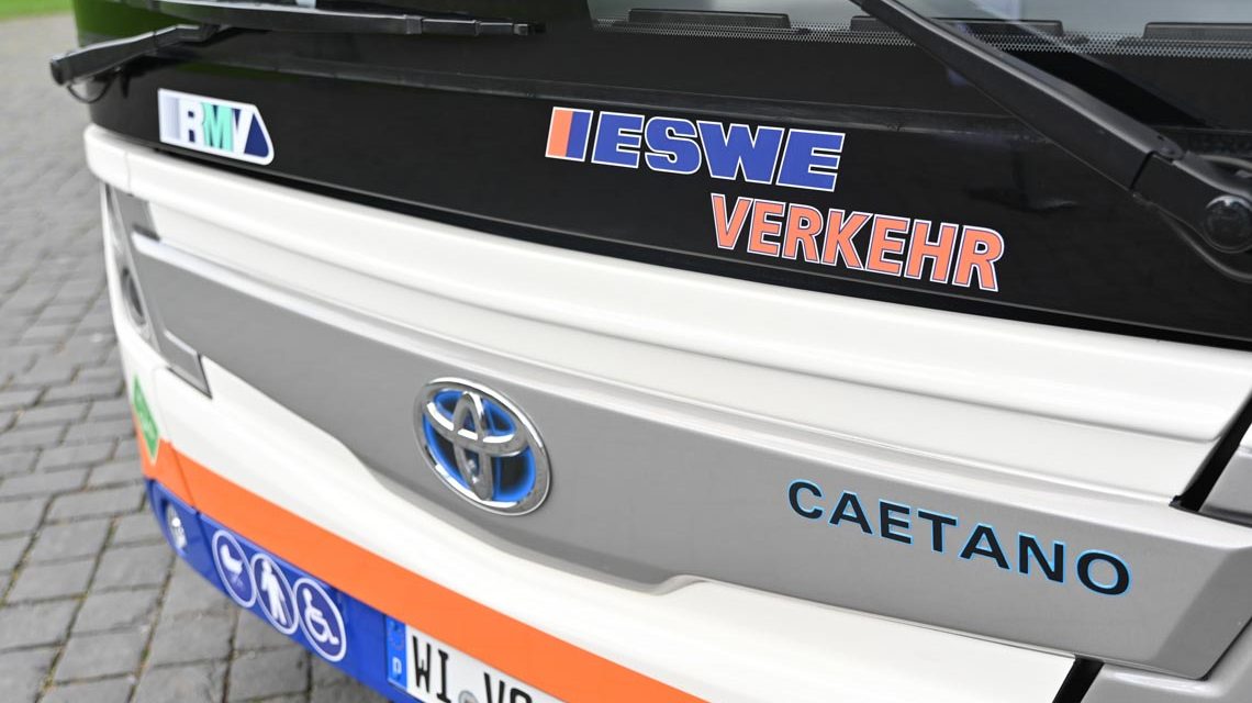Caetano Brennstoffzellenbus bei ESWE Versorgung