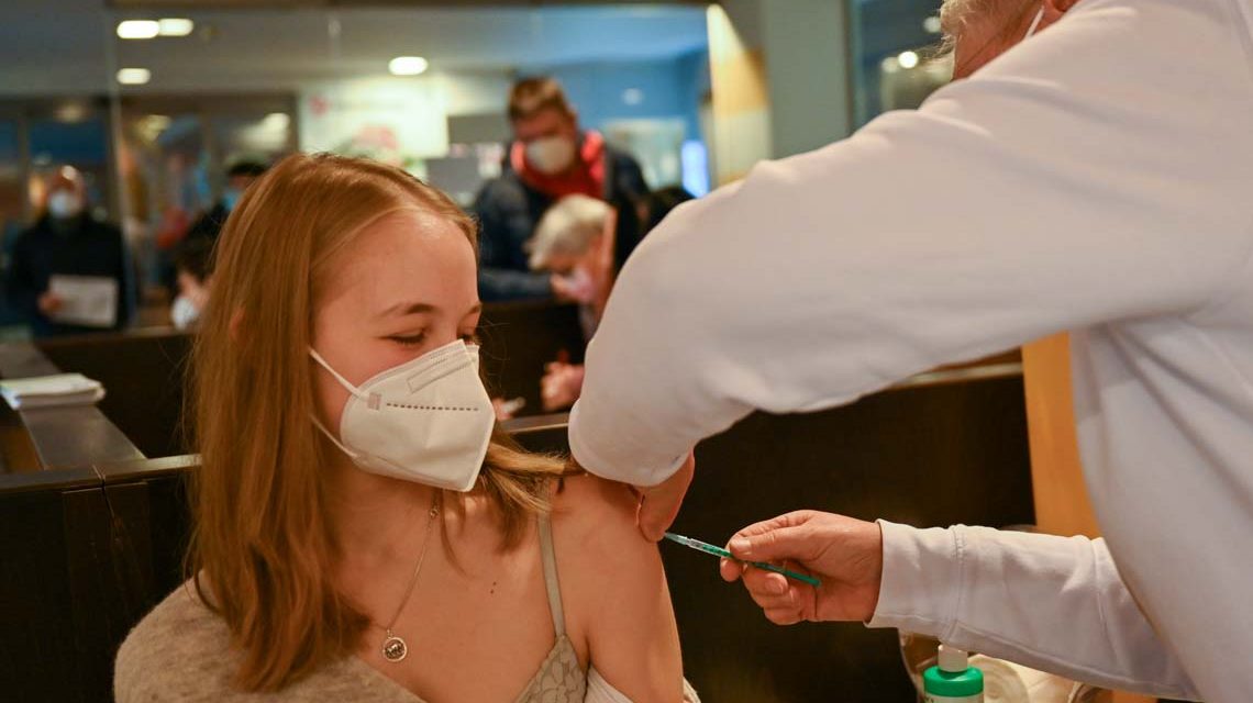 Impfaktion im Bistro vom Medicum