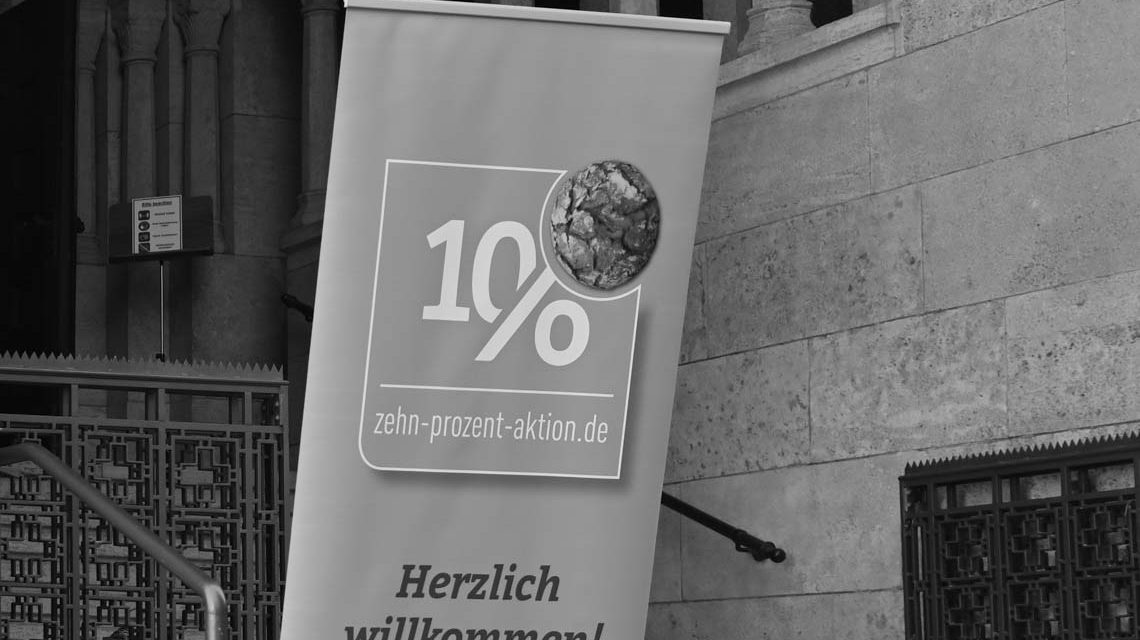 Mr Zehn Prozent, 10 Prozent Dankesgottesdienst