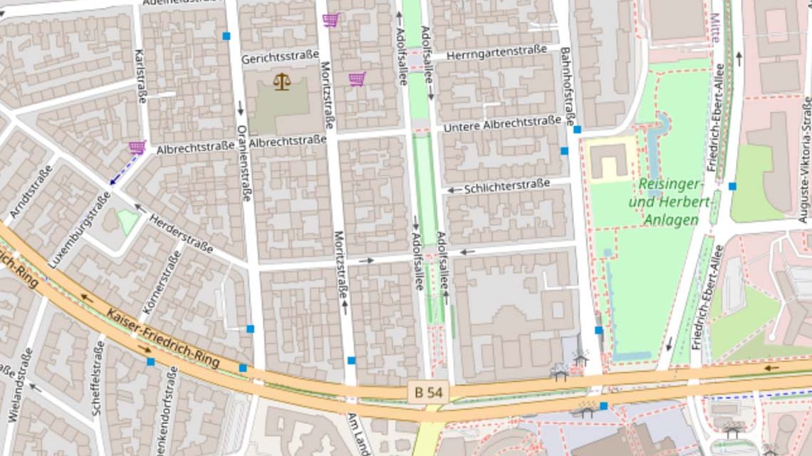 Moritzstrasse gesperrt