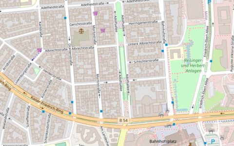 Moritzstrasse gesperrt
