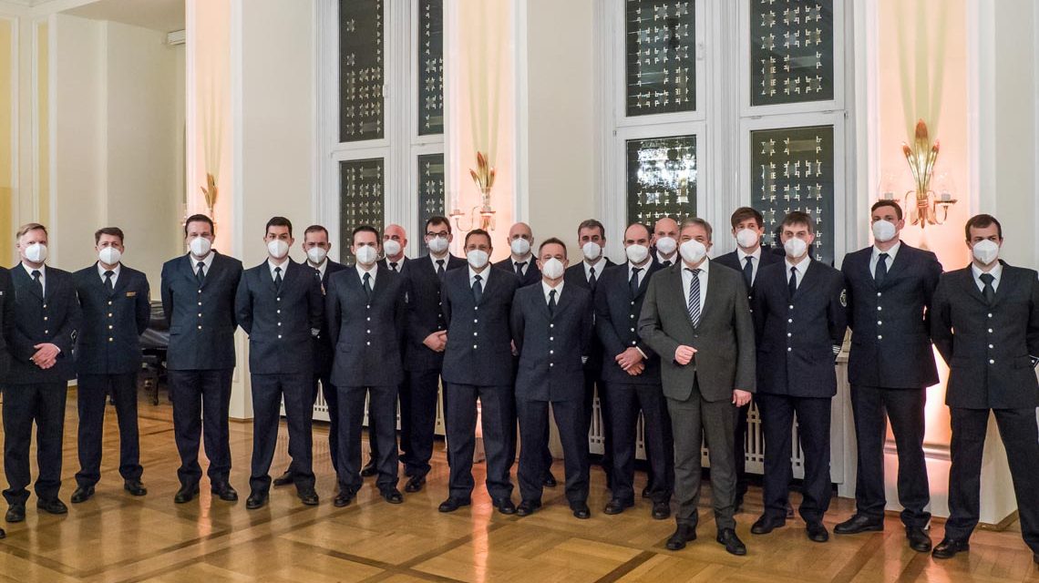 Höhenrettern der Feuerwehr