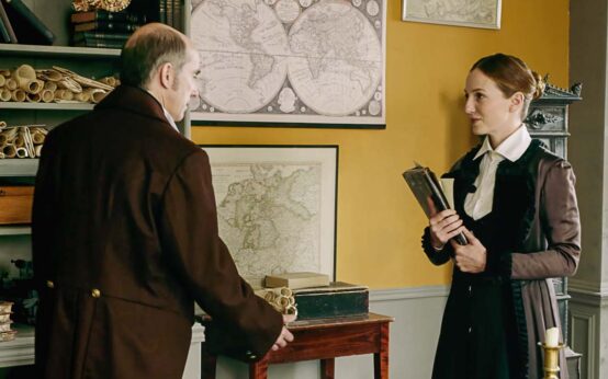 Szenenfoto aus dem Filmtrailer: Gesche Gottfried stellt sich vor