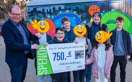 GWW unterstützt Taschengeldprojekt von MOJA