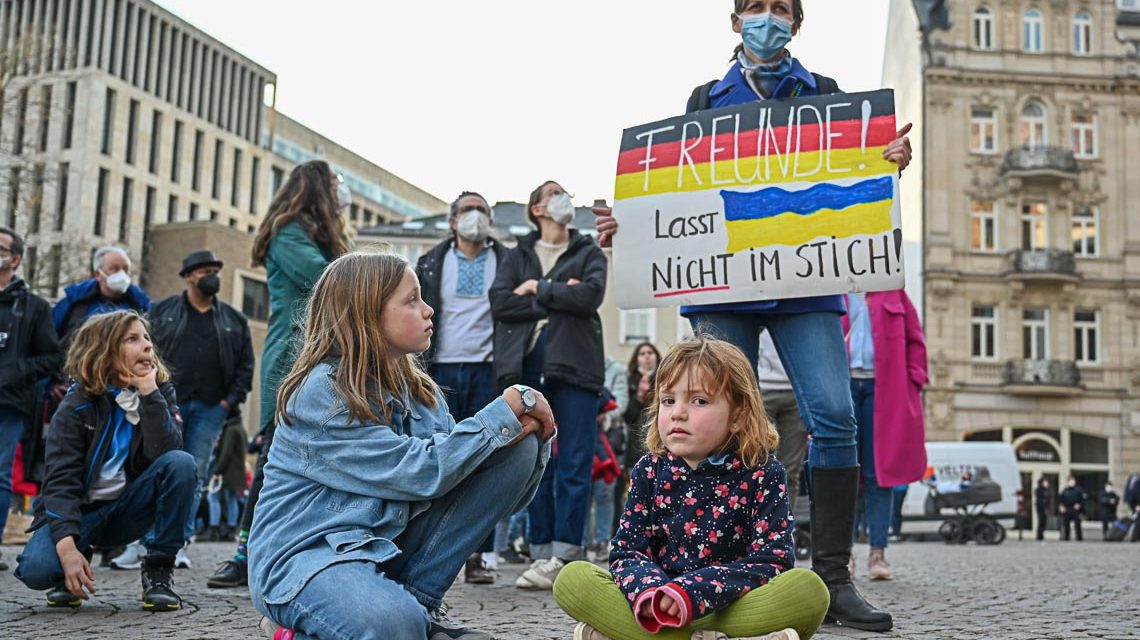 Kultur gegen Krieg ud for den Frieden.