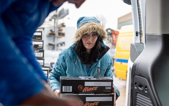 Hilfsgüter auf dem Weg in die Ukraine