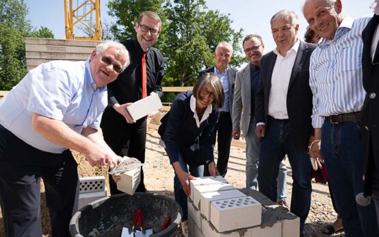 Spatenstich Grundsteinlegung Johannes Maaß-Schule