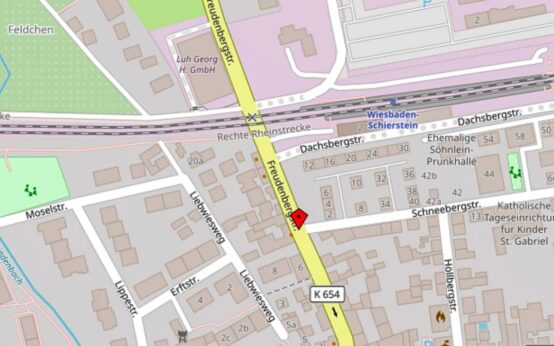 Vollsperrungen, Sperrung Bahnübergang Freudenbergstzrase