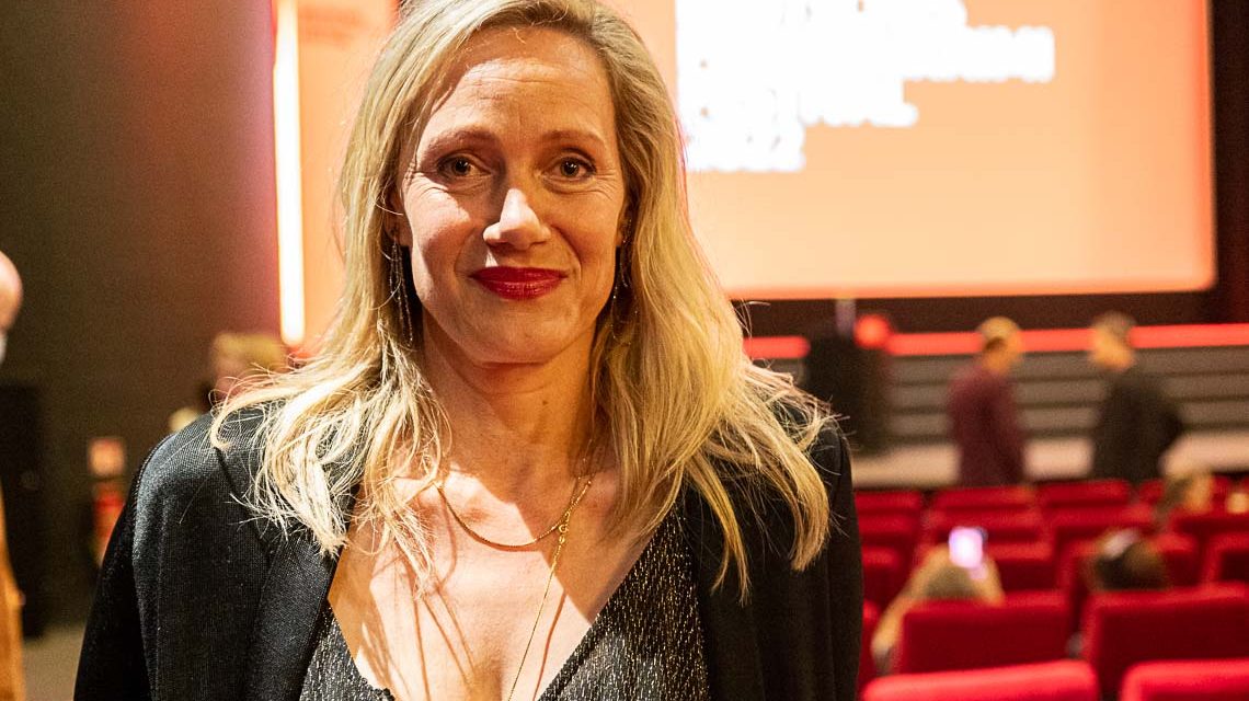 Anna Schudt in der Caligari Filmbühne, Foto: Volker watschounek