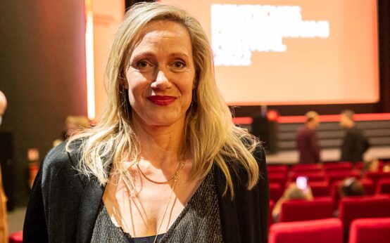 Anna Schudt in der Caligari Filmbühne, Foto: Volker watschounek