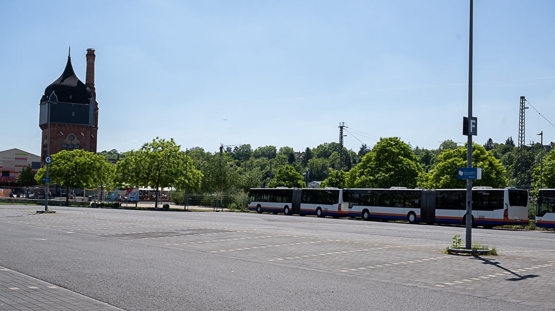Busparkplatz von ESWE Verkehr