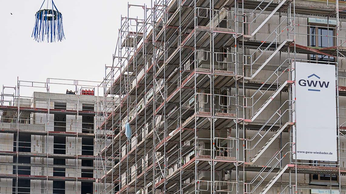 Archivbild: GWW-Quartier "Carl-von-Ossietzky-Str" | Richtfest