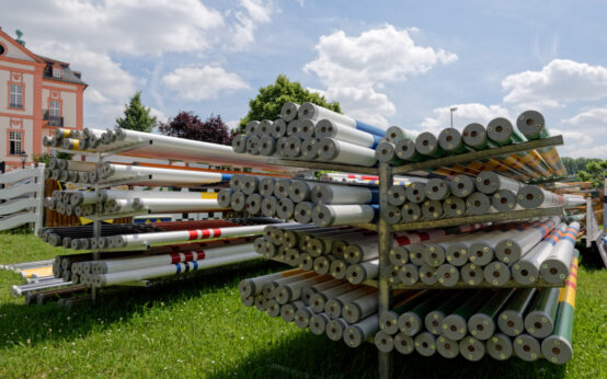 Pfingstturnier Aufbau