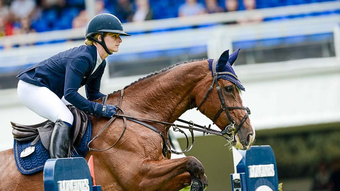 Vielseitigkeit: ‚Mandy‘ und Julia Krajewski in Wiesbaden Parcours