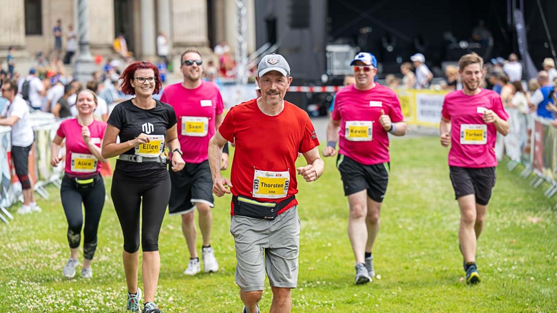 Teamleistung beim 1. Ikano Bank City Marathon