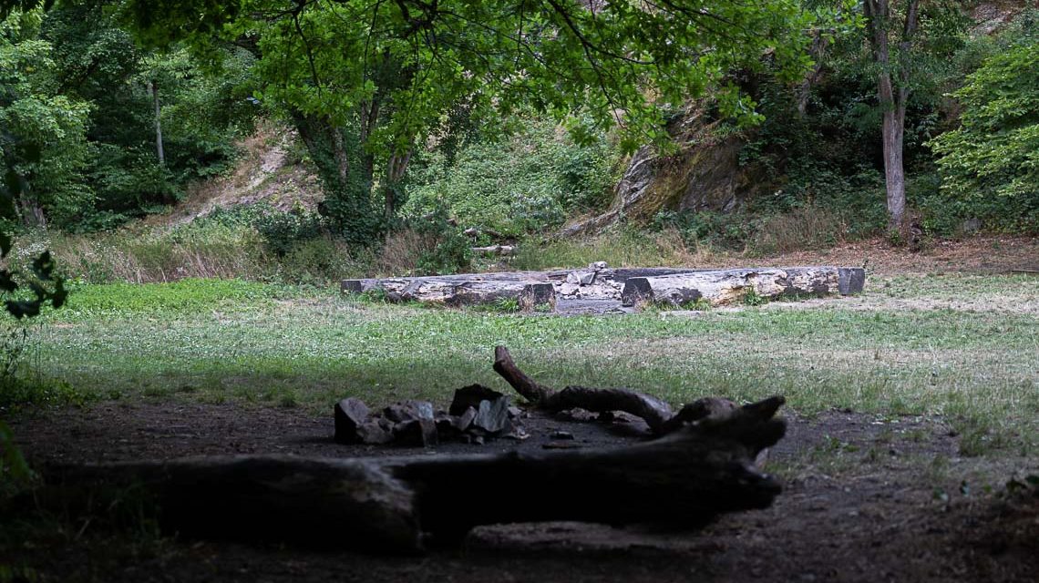 Grillplatz im Nerotal, Waldbrandwarnstufe