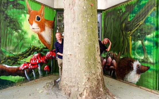 Wilder Wald am Luxemburgplatz