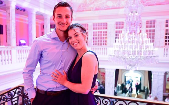 Sektnacht: Marco Maier mit Freundin Elen Büchele