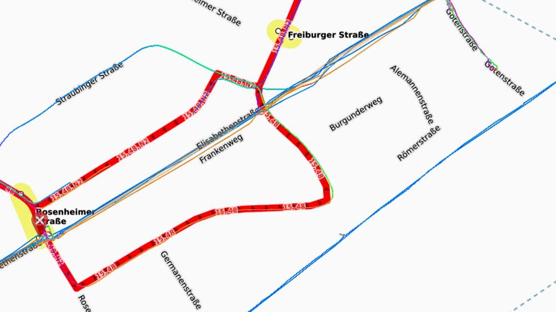 Römerstraße in Delkenheim