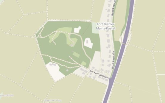 Fort Biehler, Kalkofen, Ostfeld