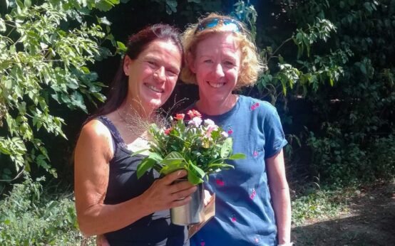 Elke Gärtner und Kerstin Stephan