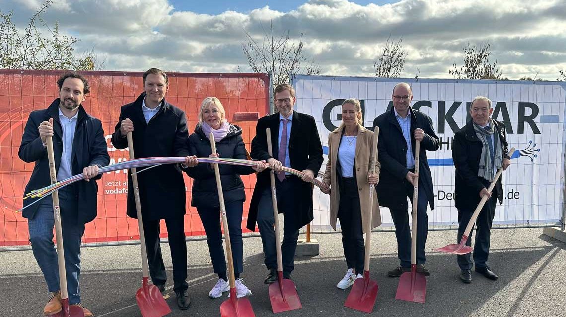 Vodafone und Meridiam Glasfaser starten heute mit dem Glasfasernetzausbau