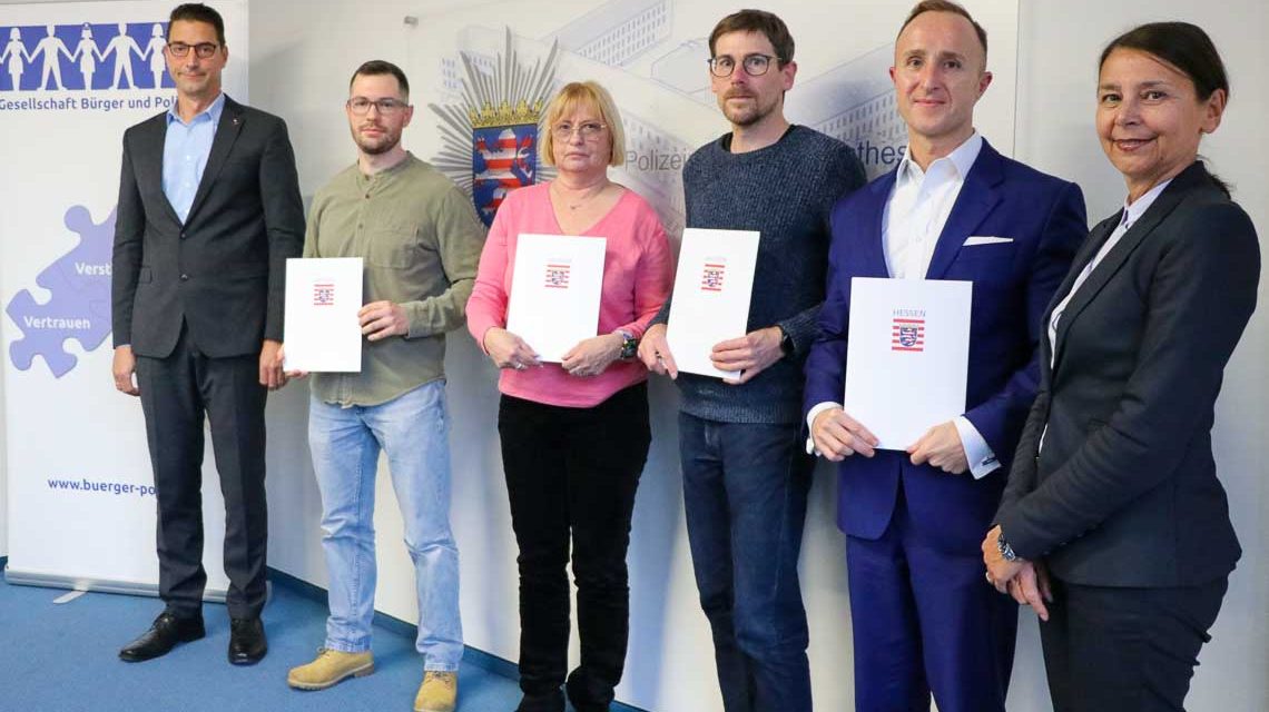 Zivilcourage: Fünf Wiesbadener handelten vorbildlich