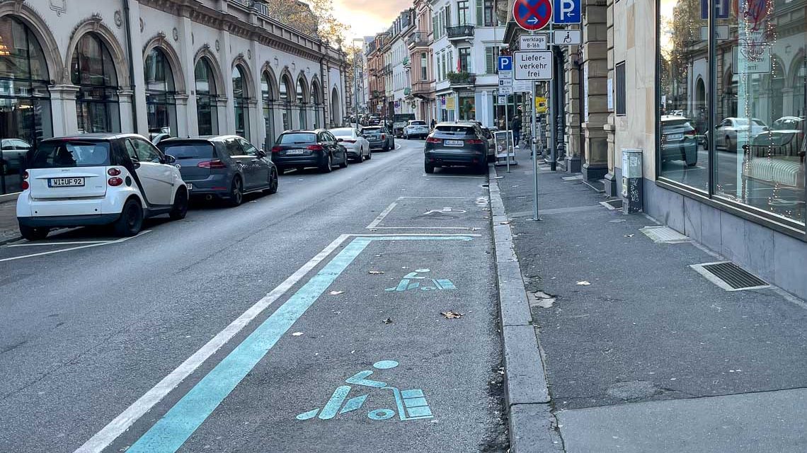 Liefrzonen in der Innenstadt.