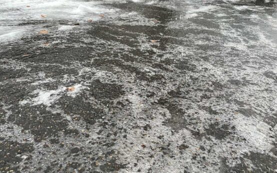 Eisglätte in Wiesbden