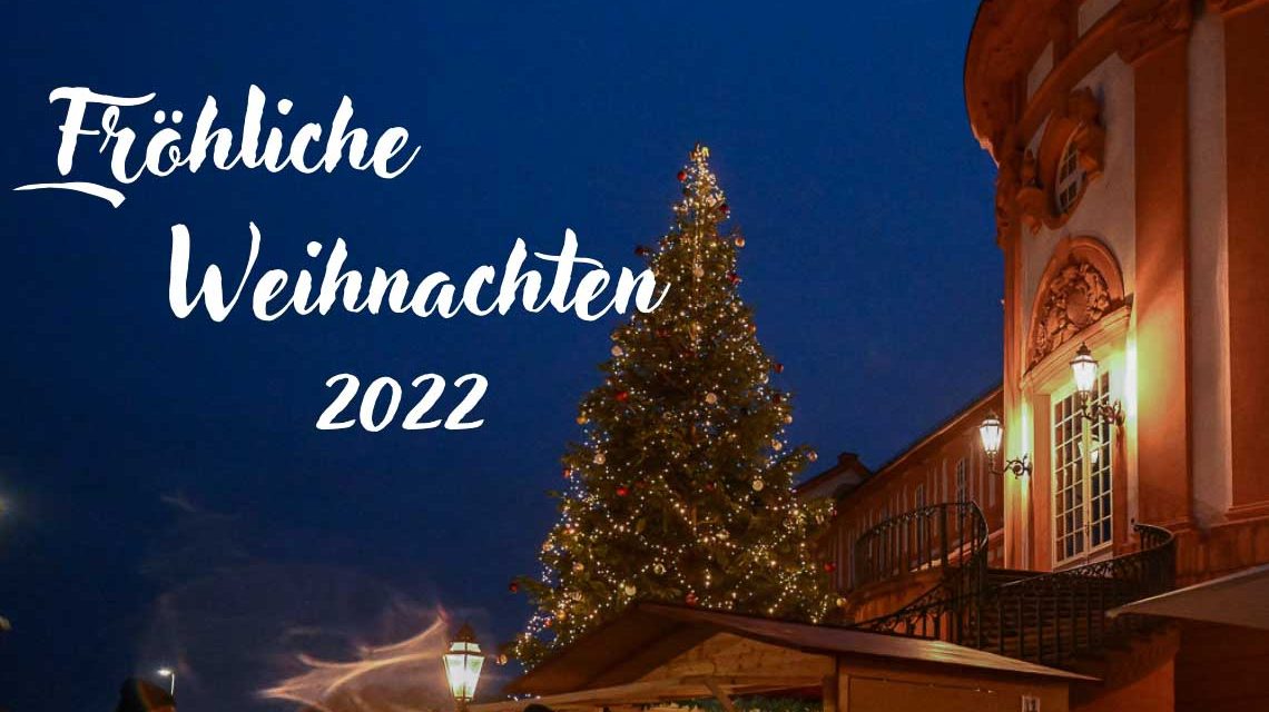 Wiesbaden lebt! wünscht fröhliche Weihnachten 2022. ©2022 Wiesbaden Lebt!