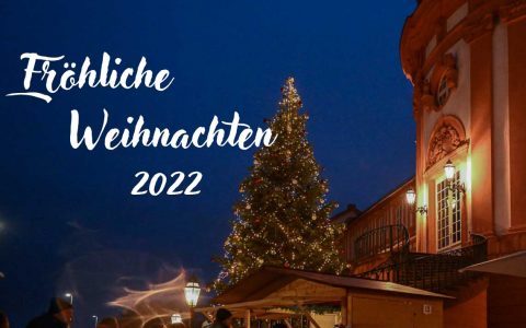 Wiesbaden lebt! wünscht fröhliche Weihnachten 2022. ©2022 Wiesbaden Lebt!