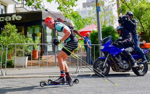 City-Biathlon in Wiesbaden