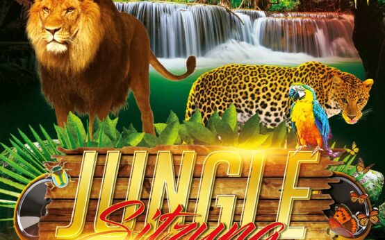 Dschungel Sitzung der Spinner