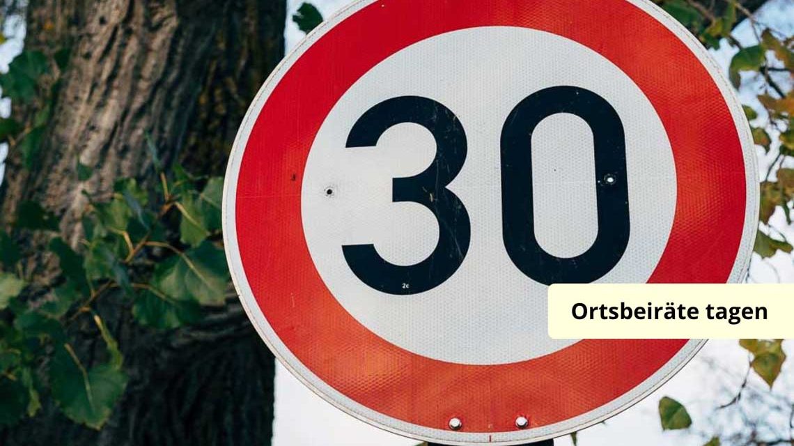 Tempolimits auf Teilstrecken, Schilder mit Tempo 30.