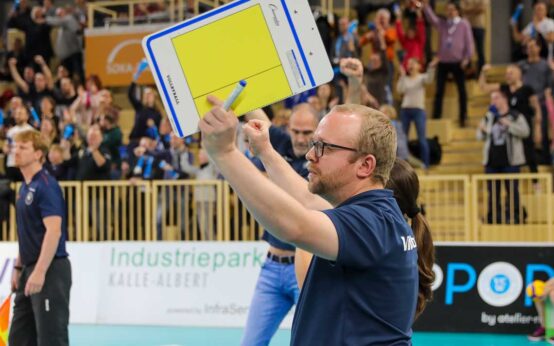 Olaf Minter am Spielfeldrand