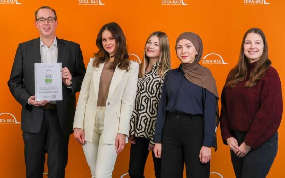 Auszubildende bei Soka-Bau
