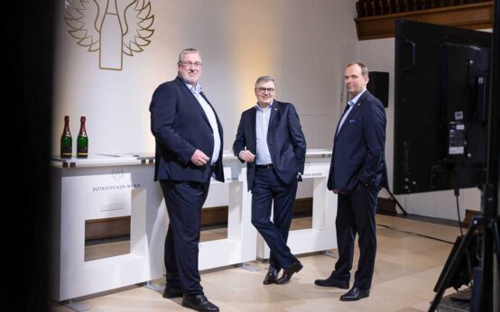 Von links nach rechts: Dr. Mike Eberle, Christoph Queisser und Frank Albers