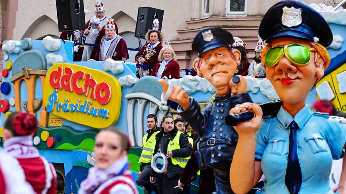 Stadtpolizei, Kommunale Verkehrspolizei und Landespolizei sorgen an Fastnacht für Sicherheit
