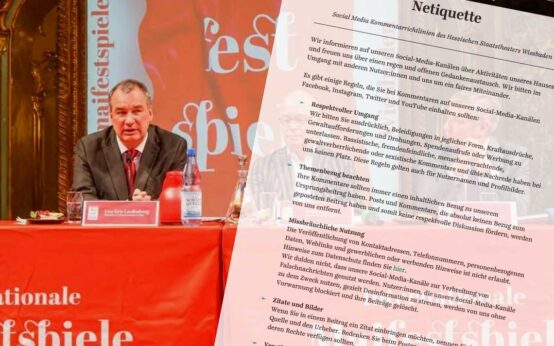 Netiquette des Staatstheaters Wiesbaden