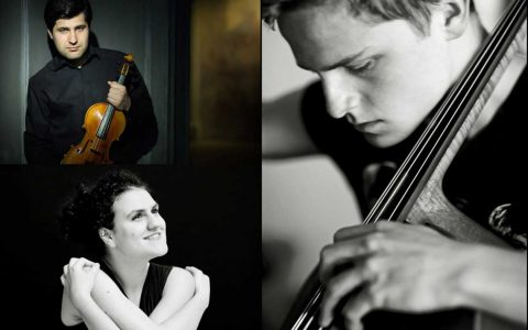 Mikhail Pochekin (Violine), Simon Tetzlaff (Violoncello), Kiveli Dörken (Klavier)