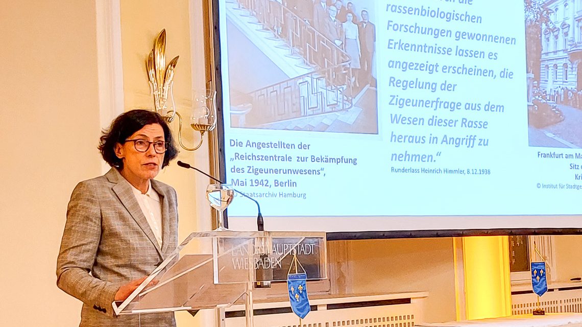 Völkermord an Sinti und Roma, Fachvortrag von Dr. Karola Dings