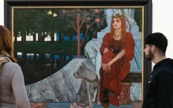 Bild von Oskar Zwintscher im Museum Wiesbaden