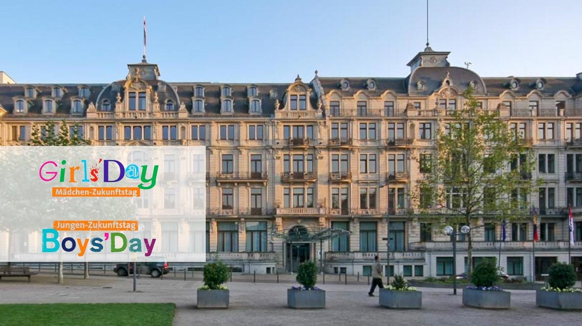 Girls and boys Day in der Hessischen Staatskanzlei