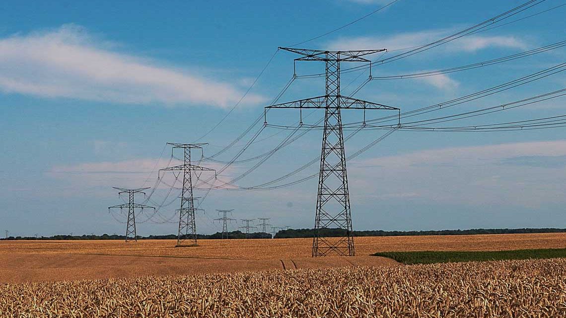 Hochspannungsleitung, sw netz