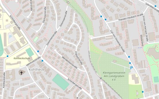 Carl-von-Ossietzky Straße, Linie 14, Busumleitung