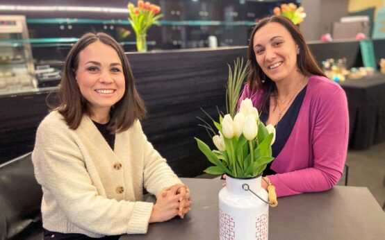 Trüffel Feinkost im Museum Wiesbaden: Carolina Jost, Geschäftsführung Trüffel Feinkost GmbH und Patricia Becker-Matthews