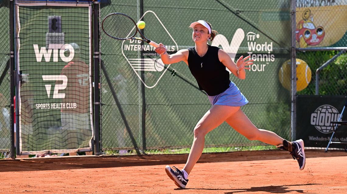 Mona Barthel, als letzte deutsche ausgeschieden bei den Wiesbaden Tennis OPen