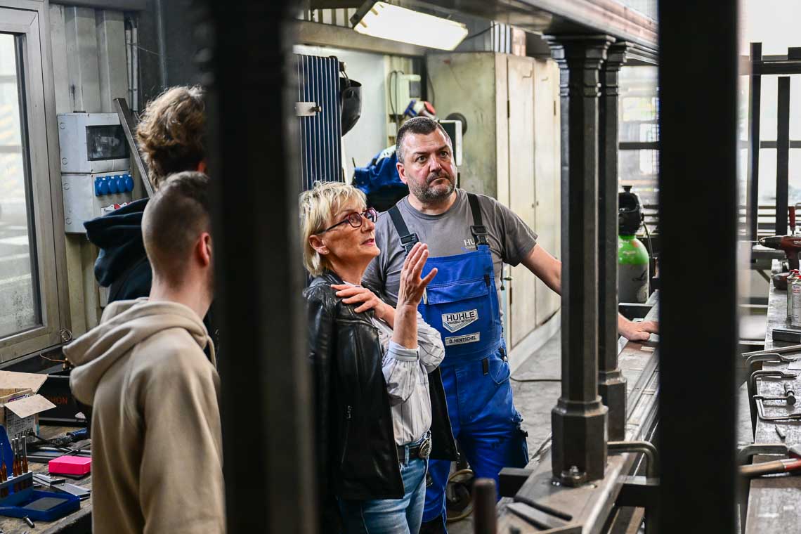 Klassenfahrt nach Wiesbaden und Besuch bei Huhle Wiesbaden lebt